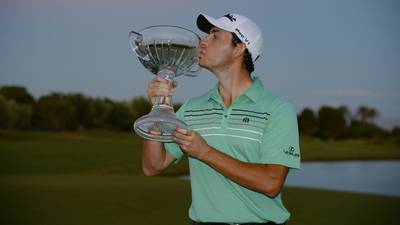 Patrick Cantlay claims first PGA Tour title after Las Vegas playoff win
