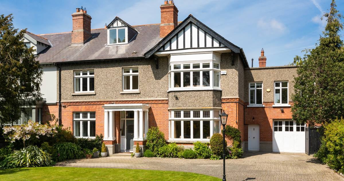 La maison du médecin d’Ailesbury Road, achetée 165 000 £, est sur le marché pour 5,575 M € – The Irish Times