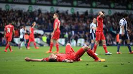 Liverpool held by West Brom after 22 shots and no goal
