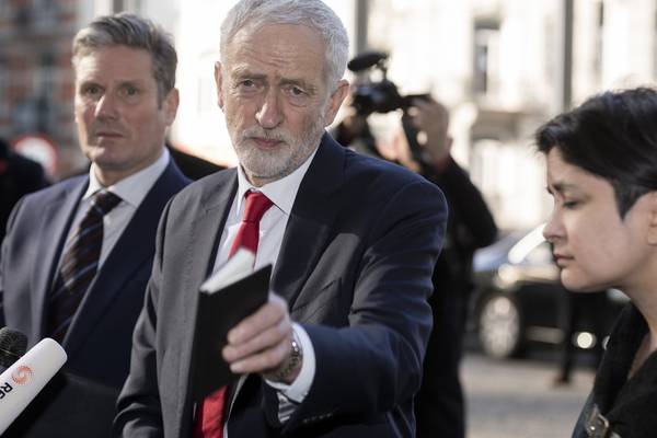 Jeremy Corbyn presses case for softer Brexit in Brussels