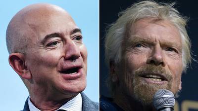 Branson aims to beat Bezos to space with test flight on July 11th