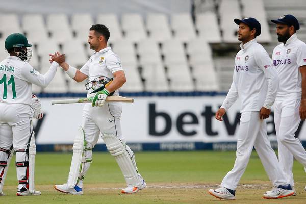 Dean Elgar leads by example as South Africa level series with India