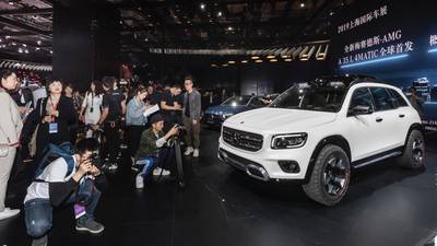 Mercedes shows off chunky GLB in Shanghai that aims to be a mini G-Wagen