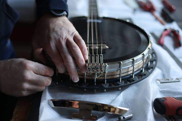 'To me the banjo is a happy instrument': a Galway family have been making banjos for 40 years