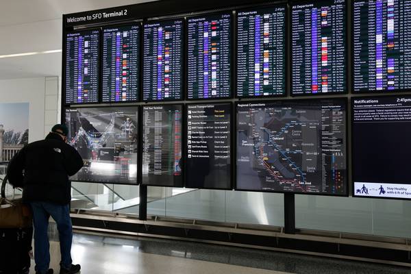 US airlines cancel hundreds of flights for third day due to Covid impact