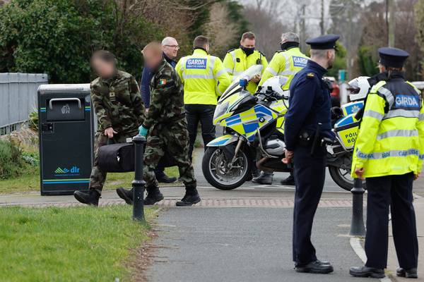Bomb disposal team deployed after suspected hand grenade found in Dublin