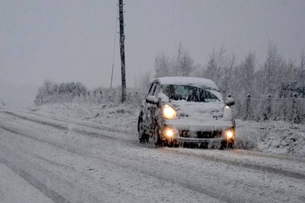 Yellow status snow warning lifted as Met Éireann warns of ‘hazardous conditions’