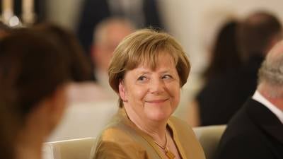 Angela Merkel awarded Germany’s highest civil honour for ‘tireless efforts’ as chancellor