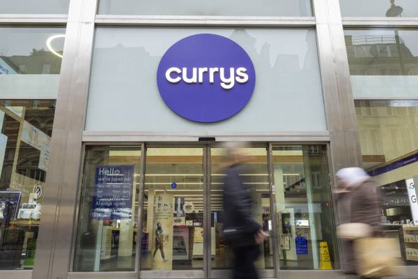 Currys Ireland swings to loss amid ‘challenging conditions’