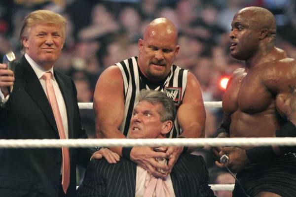 America at Large: Trump’s campaign resembling WWE buffoonery
