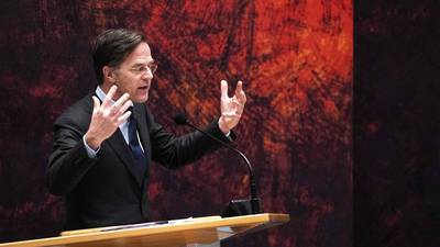 Dutch coalition talks on hold after Rutte survives no-confidence vote