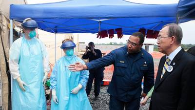 Ban Ki-moon praises Ebola nurses, pledges more support