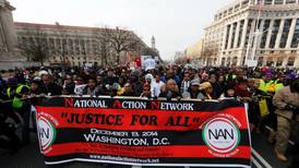 Thousands gather in Washington to protest police violence