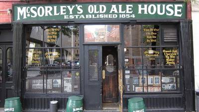 ‘Best Irish Pub in the World’ competition entry: McSorley’s Old Ale House, New York
