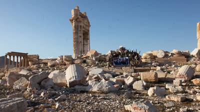 Islamic State ‘laid mines’ around Palmyra ruins