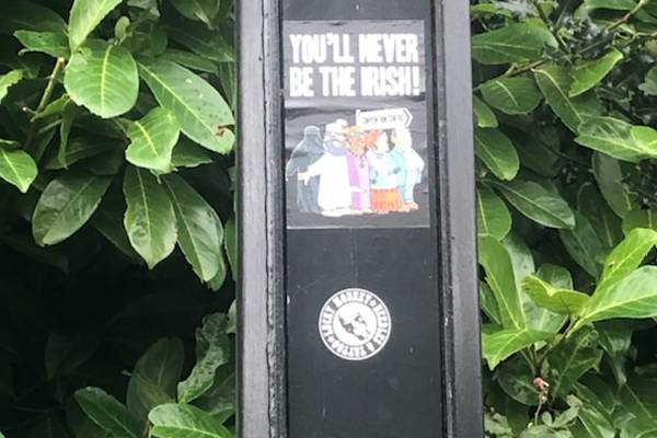 Gardaí investigate anti-immigrant stickers on busy Killarney route