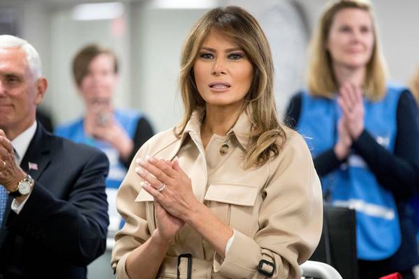 Melania Trump appears in public after ‘a little rough patch’