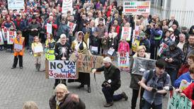 More than 6,000 people protest against water charges in Limerick
