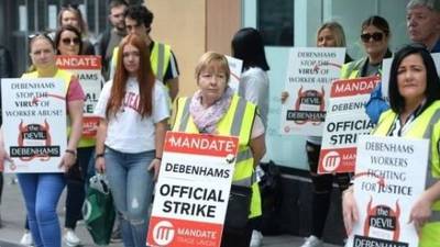 Union distances itself from comments by vice-president about Debenhams workers