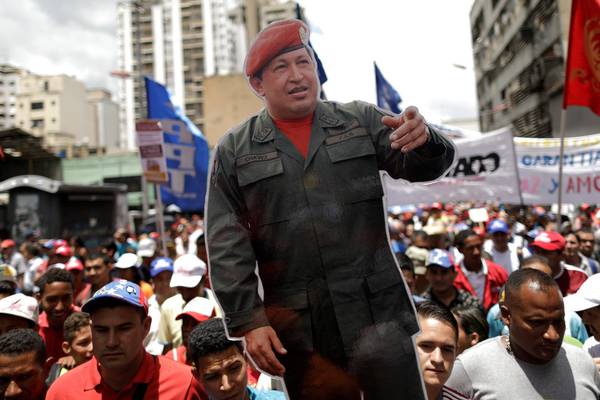 Maduro supporters march in Venezuela as hackers hit state websites
