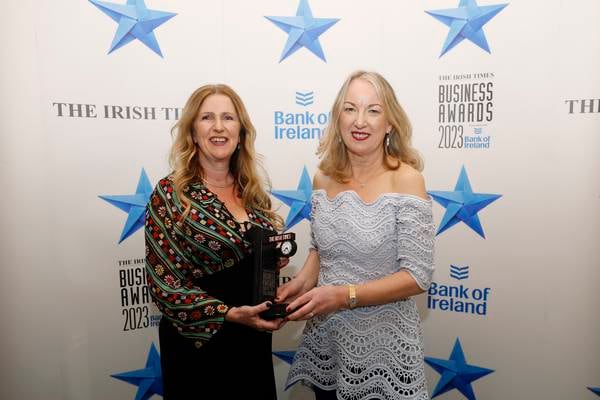 Former Glanbia chief Siobhán Talbot receives Distinguished Leader in Business award from The Irish Times