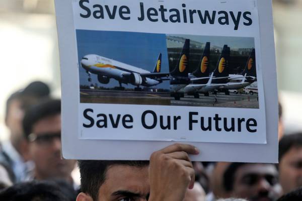 Irish lessors move to repossess aircraft from troubled Jet Airways