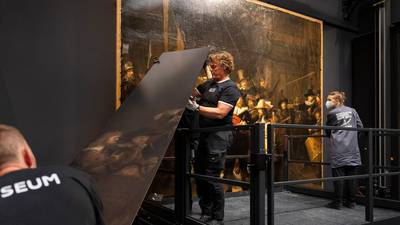 Rembrandt’s damaged ‘The Night Watch’ made whole again