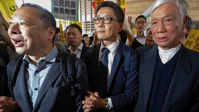 Nine Hong Kong pro-democracy activists found guilty over protests