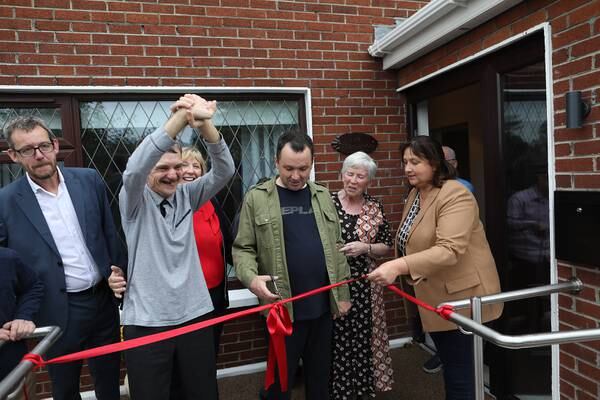 ‘This house is open’ - Man cuts ribbon to family home donated to St John of God so he could continue living there