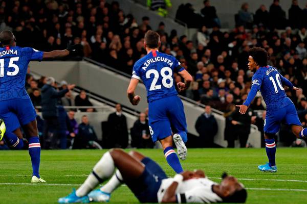 José Mourinho’s Spurs no match for Willian and Chelsea