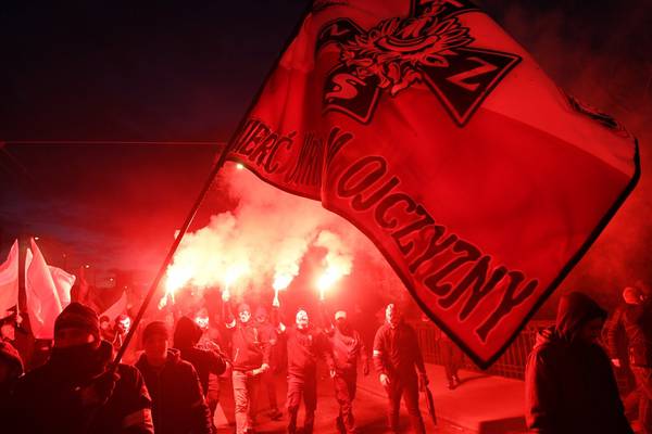 Poland defends far-right march in Warsaw as ‘expression of patriotic values’