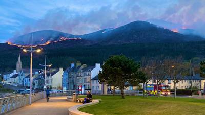 Mourne Mountains: Huge gorse fire causing ‘horrifying’ damage