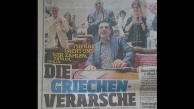 ‘Tsipras laughs and we pay, pay, pay’ says German Bild tabloid