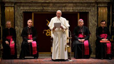 Pope Francis issues blistering critique of Vatican bureaucracy