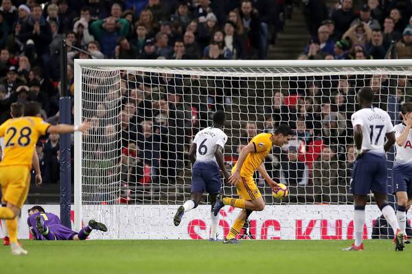 Wolves overturn Spurs to give Liverpool breathing room