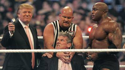America at Large: Trump’s campaign resembling WWE buffoonery