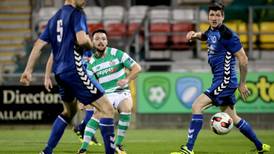 Shamrock Rovers end Bluebell’s cup run as Brandon Miele grabs hat-trick