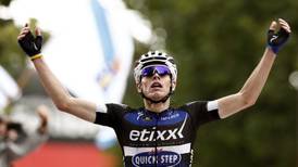 David De la Cruz leads Tour of Spain after dramatic stage nine win