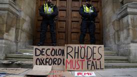 Crowds gather at Oxford to demand removal of Cecil Rhodes statue