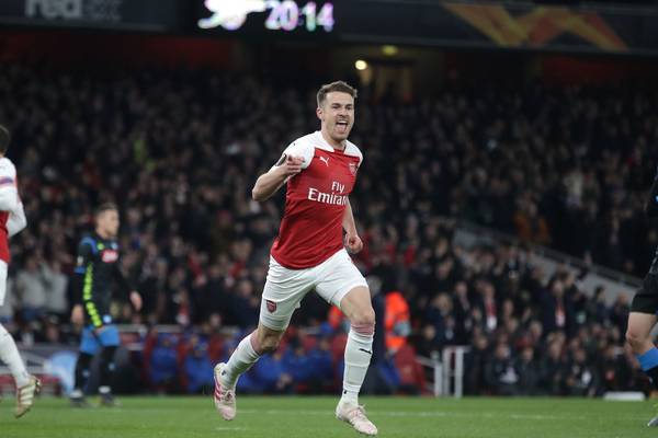 Arsenal put one foot in Europa League semis with Napoli win