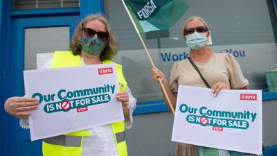 Unions protest over alleged privatisation threat to employment services