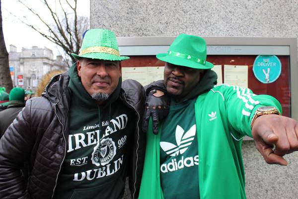 St Patrick’s Day: ‘We heard you guys have a pretty good party over here’