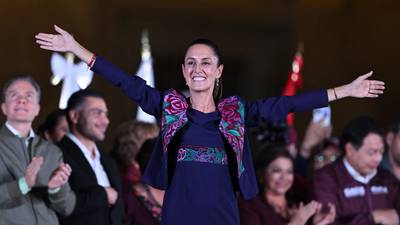 Sheinbaum thanks all women as she becomes Mexico's first female president