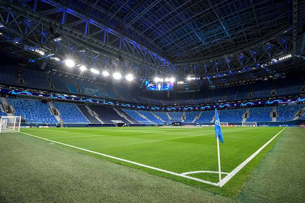 Uefa set to move Champions League final away from St Petersburg