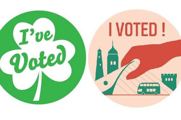 Sticker campaign seeks to boost turnout in Dublin