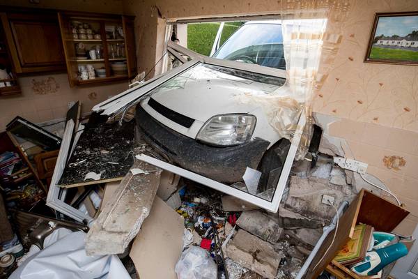 Pensioner ‘traumatised’ after van crashes through kitchen window