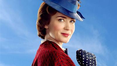 Mary Poppins Returns: Emily Blunt floats down on a kite