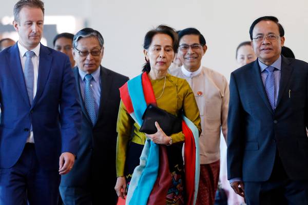 Aung San Suu Kyi heads to Hague for Myanmar genocide showdown