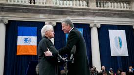 New major of New York  de Blasio gives first address