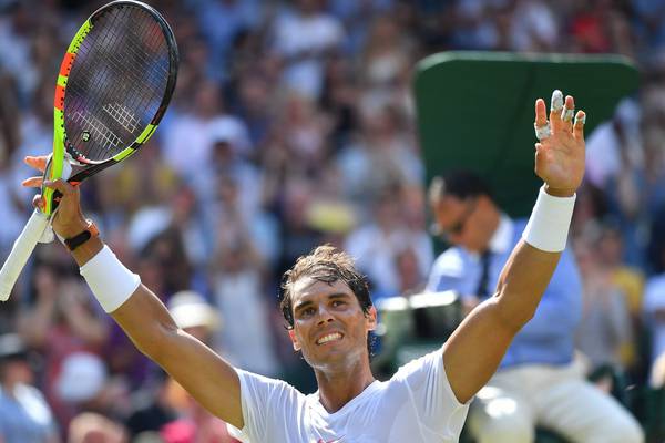 Nadal too hot to handle at Wimbledon